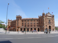 The Plaza de Toros (bullring) in Madrid